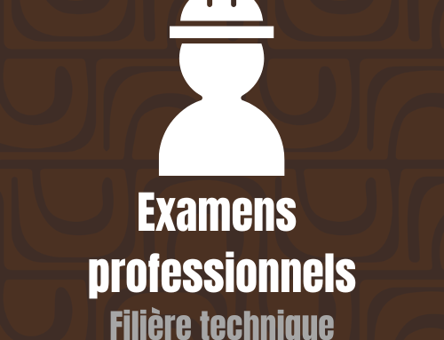 Examens professionnels d’aide technique principal et qualifié – 2024