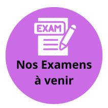 bouton examens à venir